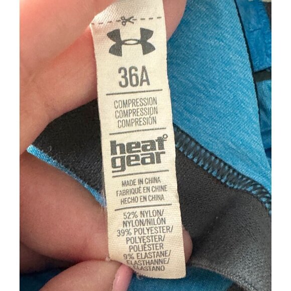 Under Armour Get Set Go Sports Bra-36-A Electric Blue - Picture 8 of 8